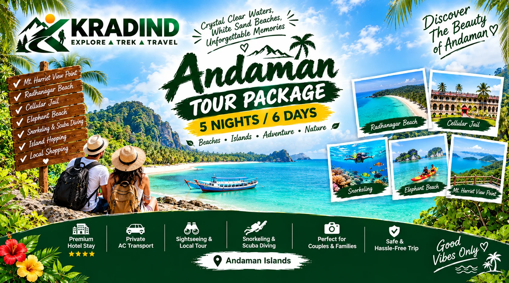 Customized holiday package by KRAD Global